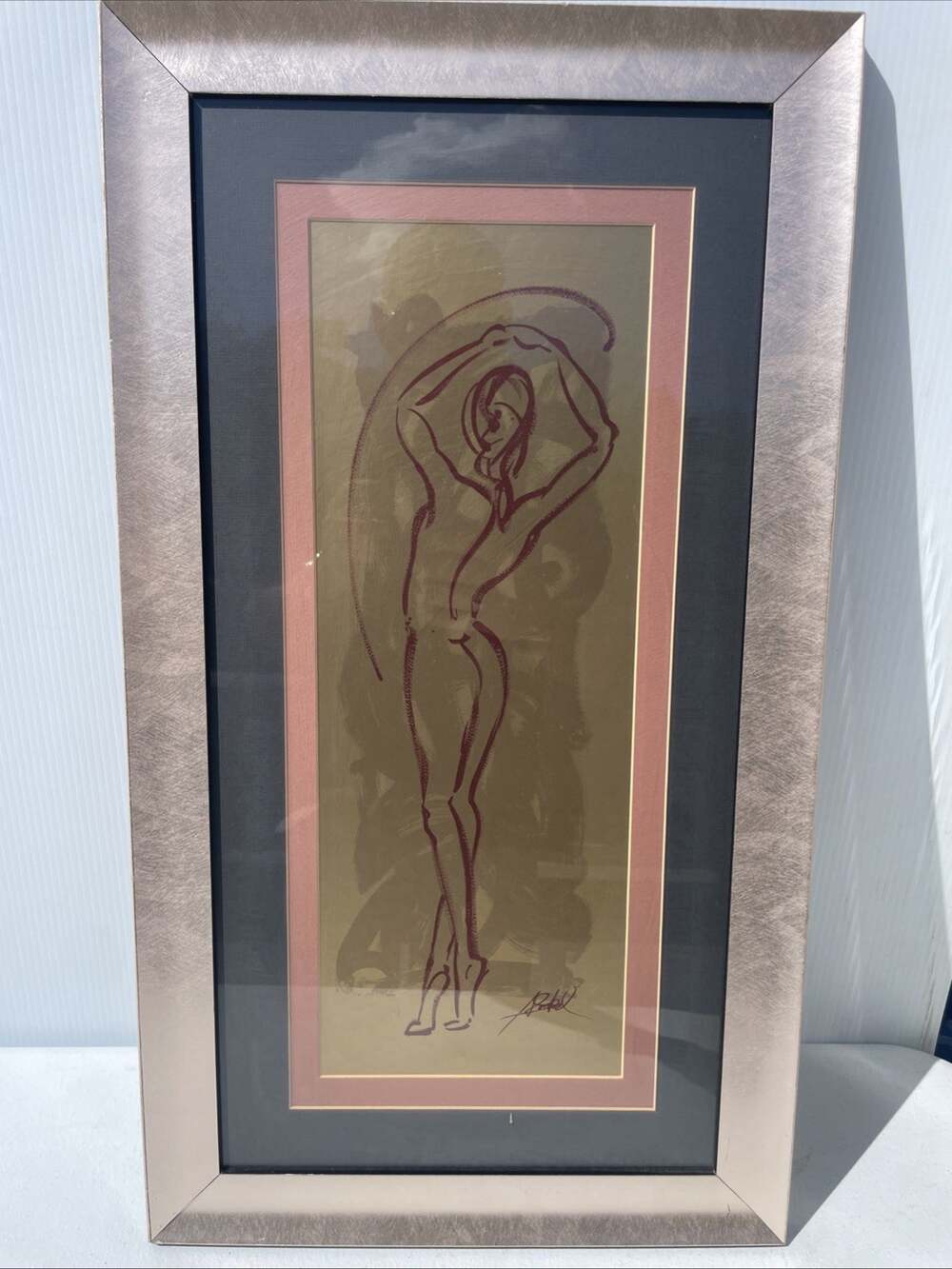 VTG Signed Alfred Gockel Body Language Print